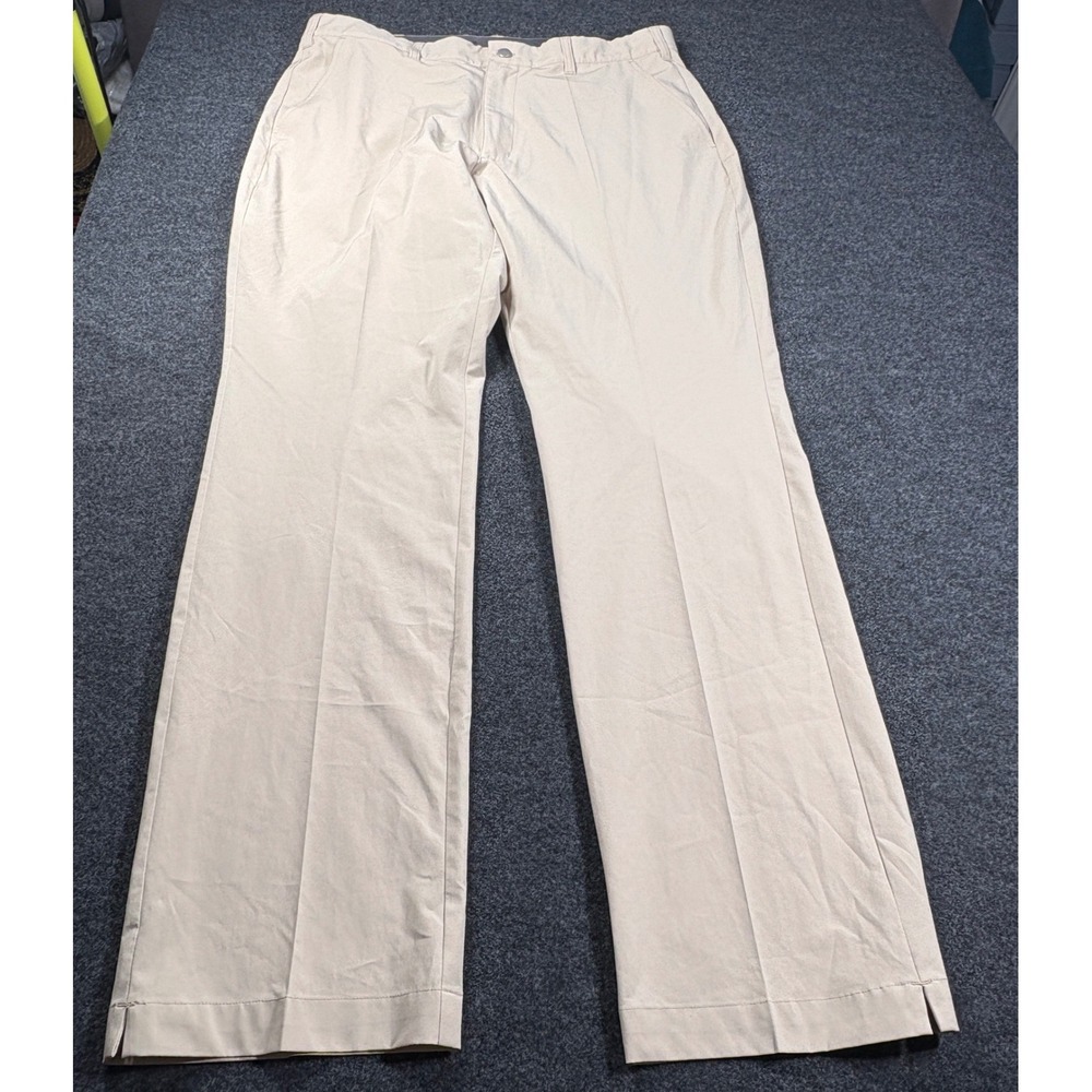 TGW Golf Pants Mens Size 35x32 Tan The Golf Warehouse Performance Stretch Khaki